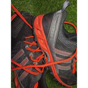 ADIDAS Kanadia TR Black Grey Red Trail Running Shoes men’s Size 11
